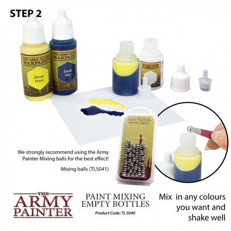 Army Painter Tools - Paint Mixing Empty Bottles