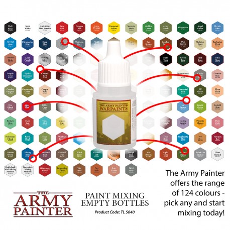 Army Painter Tools - Paint Mixing Empty Bottles