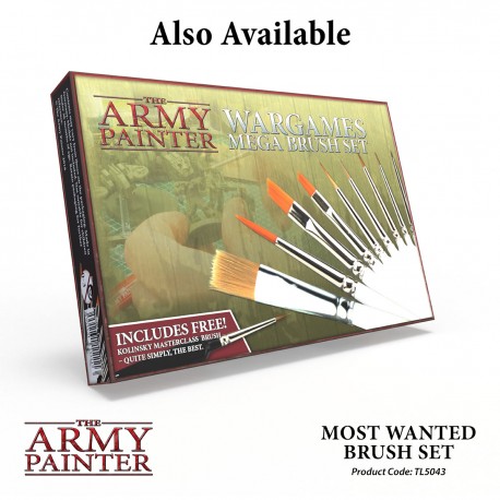 Army Painter Tools - Most Wanted Brush Set