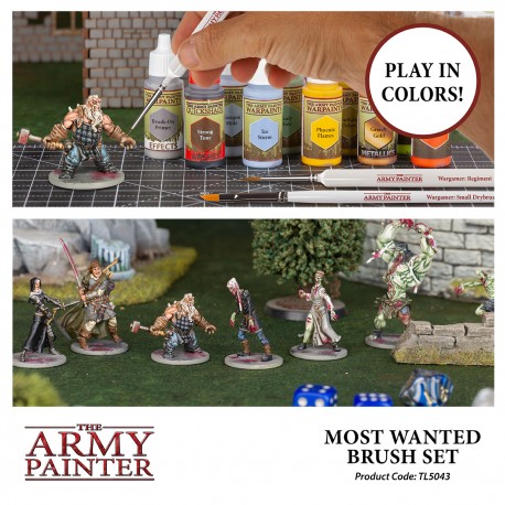 Army Painter Tools - Most Wanted Brush Set