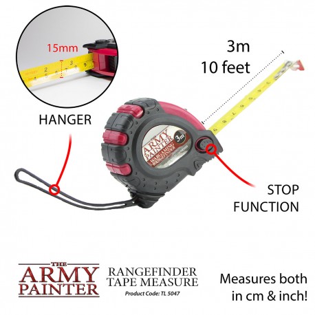 Army Painter Tools - Rangefinder Tape Measure