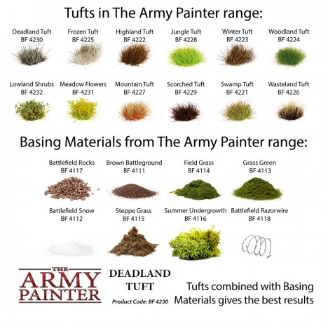 Army Painter Tufts - Deadland Tuft