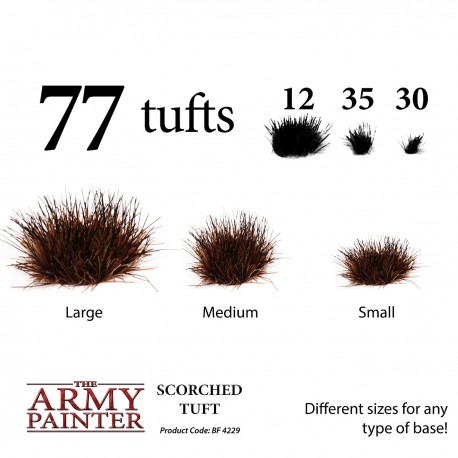 Army Painter Tufts - Scorched Tuft