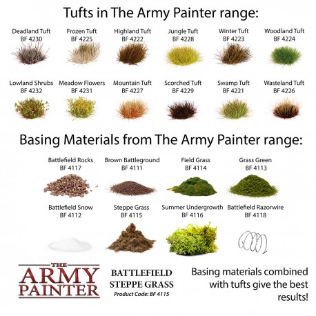 Army Painter Basings - Battlefield Steppe Grass