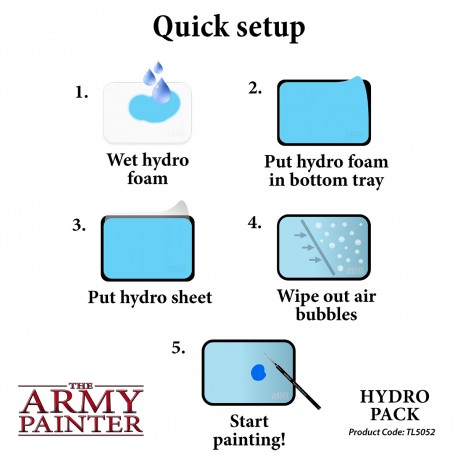 Army Painter Tools - Hydro Pack for Wet Palette