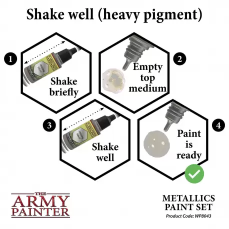 Army Painter Set - Metallics Paint Set