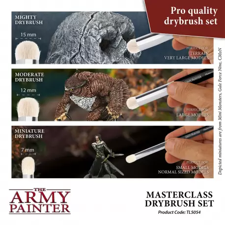 Army Painter Brush - Masterclass: Drybrush Set