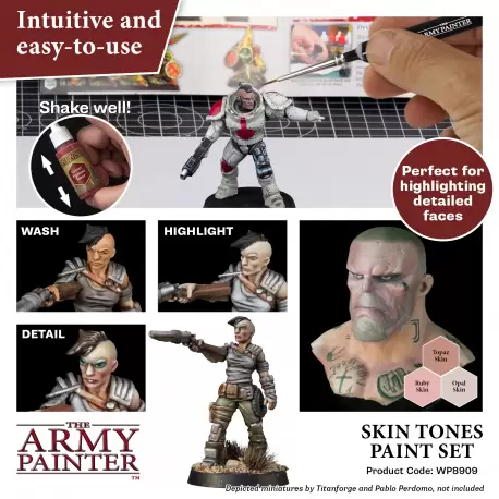 Army Painter Set - Skin Tones Paint Set