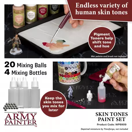 Army Painter Set - Skin Tones Paint Set