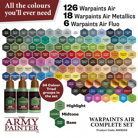 Army Painter Set - Warpaints Air Complete Set (przedsprzedaż)