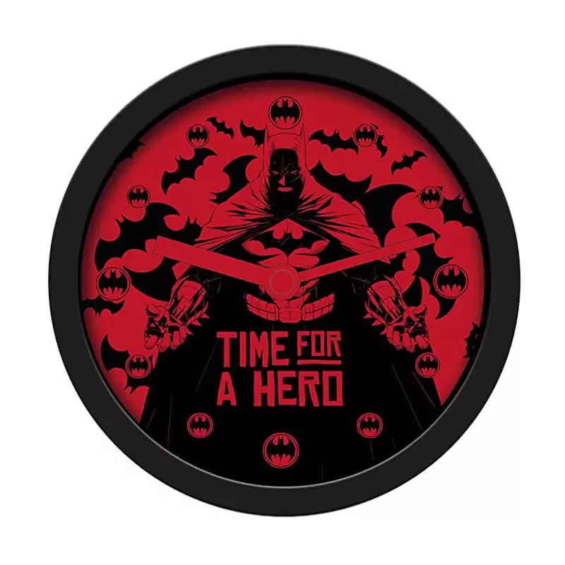 Zegar Biurkowy - Batman (średnica: 12,5 cm)