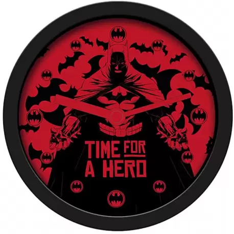 Zegar Biurkowy - Batman (średnica: 12,5 cm)