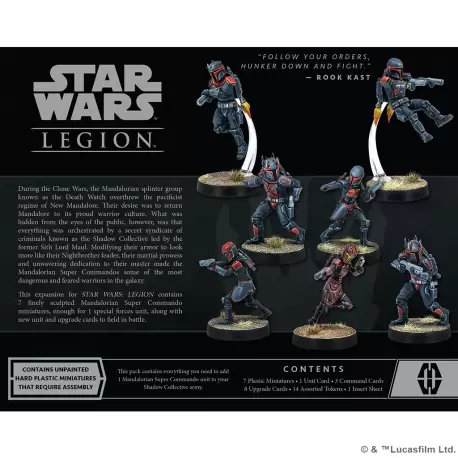 Star Wars Legion - Mandalorian Super Commandos Unit Expansion (przedsprzedaż)