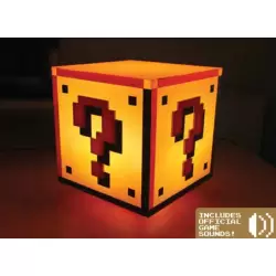 Lampka - Super Mario Bros znak zapytania