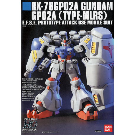 HGUC 1/144 RX-78GP02A Gundam GP02A (Type-MLRS)