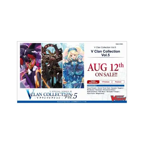 Cardfight!! Vanguard V Clan Collection Vol.5 EN Booster Display (12) (przedsprzedaż)