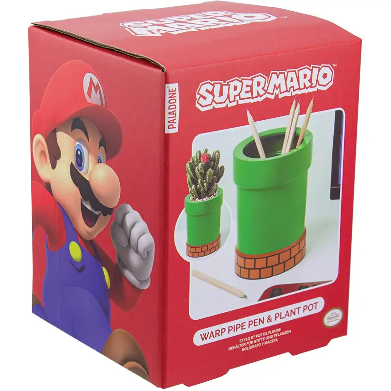 Przybornik na biurko - doniczka Super Mario