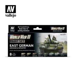 Vallejo Zestaw WWII 70.224 East German Armour & Infantry
