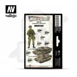 Vallejo Zestaw WWII 70.223 NATO Armour & Infantry