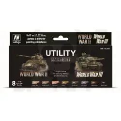 Vallejo Zestaw WWII 70.201 Utility Paint Set