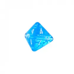 Komplet kości REBEL RPG - Mini Kryształowe - Niebieskie