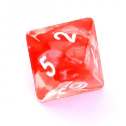 Komplet kości REBEL RPG - Nebula - Czerwone