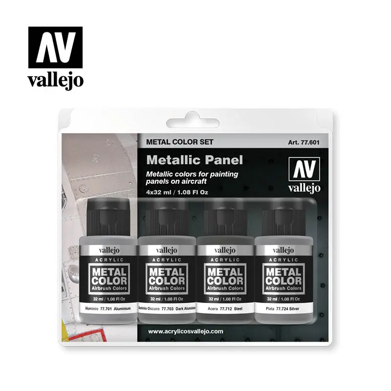 Vallejo Zestaw Metal Color 77.601 Metallic Panel