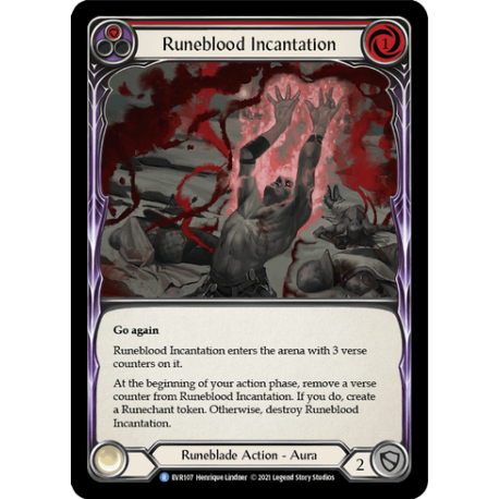 Runeblood Incantation (EVR107)[NM/RF]