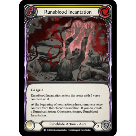 Runeblood Incantation (EVR108)[NM/RF]