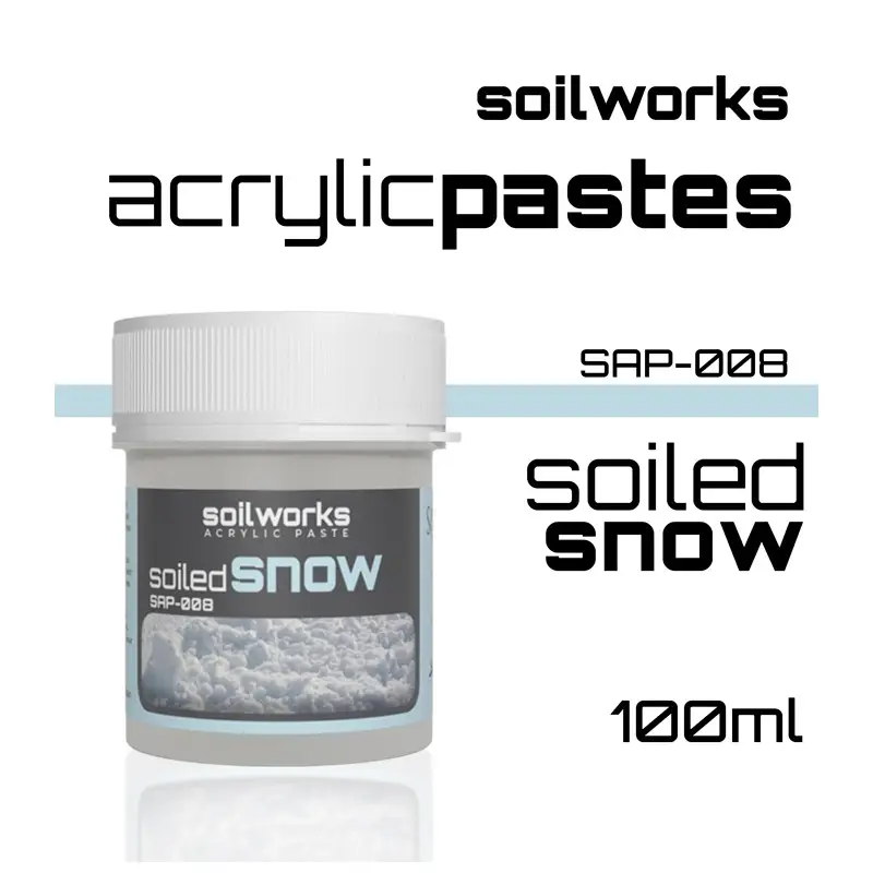 Scale75 Soil Works Acrylic Pastes Soiled Snow