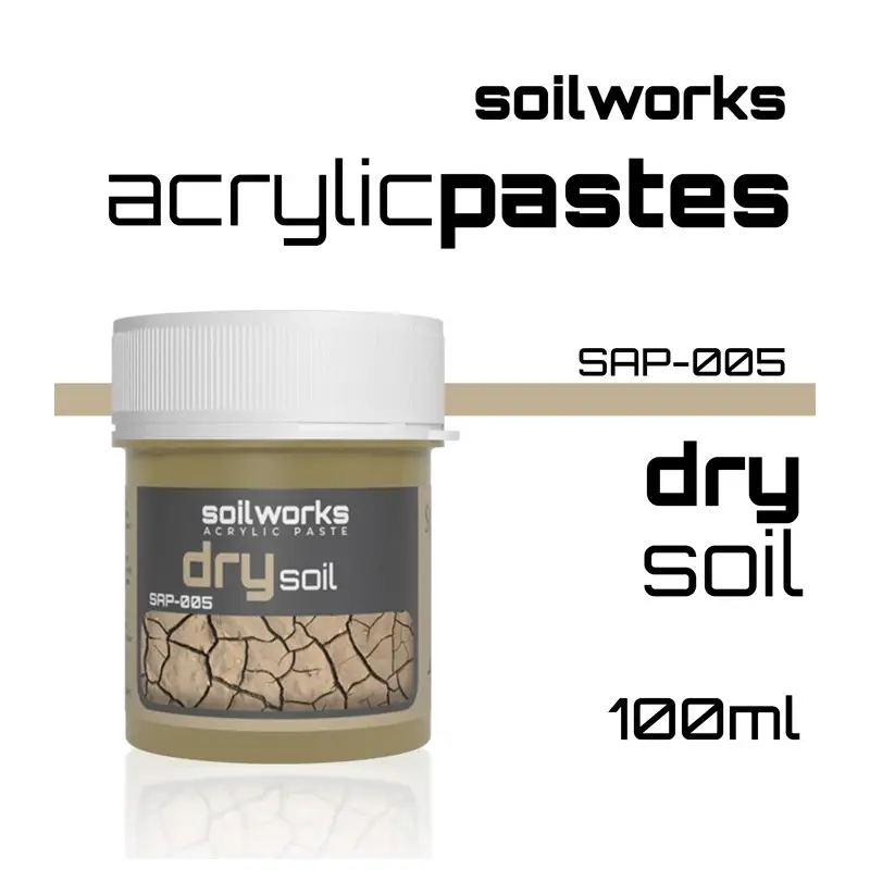 Scale75 Soil Works Acrylic Pastes Dry Soil