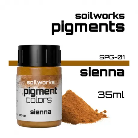 Scale75 Soil Works Pigment Colors Sienna