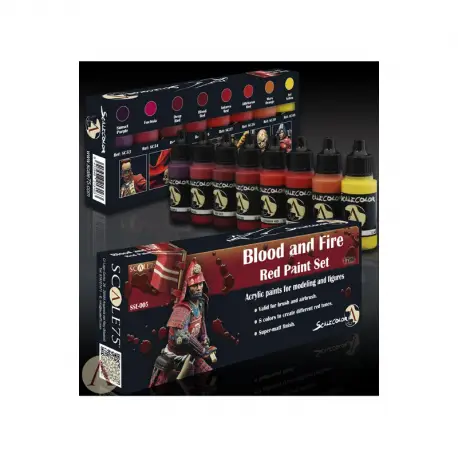 Scale75 - Blood and Fire Red Paint Set (Zestaw farb)