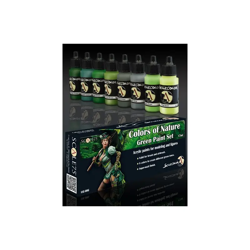 Scale75 - Colors of Nature Green Paint Set (Zestaw farb)