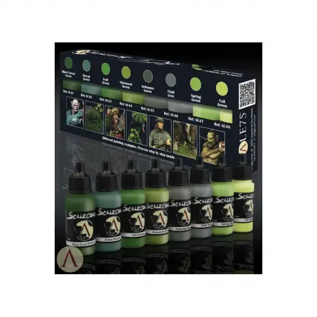 Scale75 - Colors of Nature Green Paint Set (Zestaw farb)