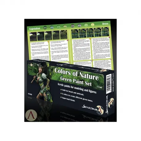 Scale75 - Colors of Nature Green Paint Set (Zestaw farb)