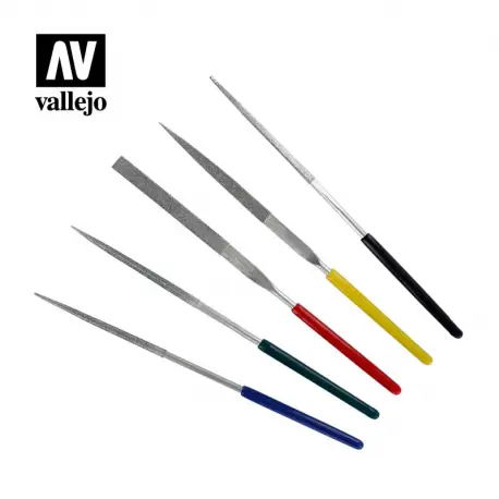Vallejo T03004 Mini pilniki diamentowe iglaki 100 mm (5 szt)