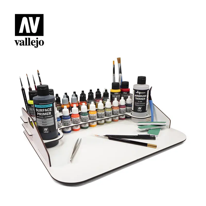 Vallejo 26.011 Stojak do farb z workstation 40x30 cm