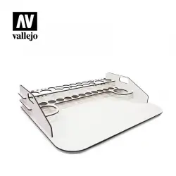 Vallejo 26.011 Stojak do farb z workstation 40x30 cm