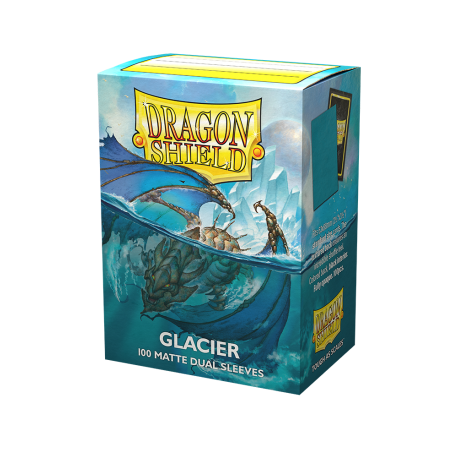 Dragon Shield - Dual Matte Sleeves - Glacier Miniom (100szt.)