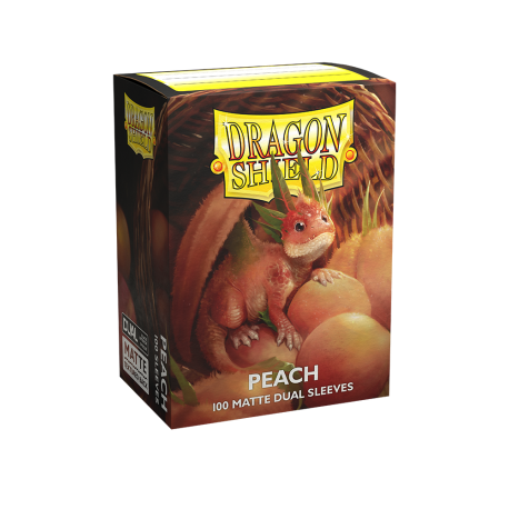 Dragon Shield - Dual Matte Sleeves - Peach Piip (100szt.)