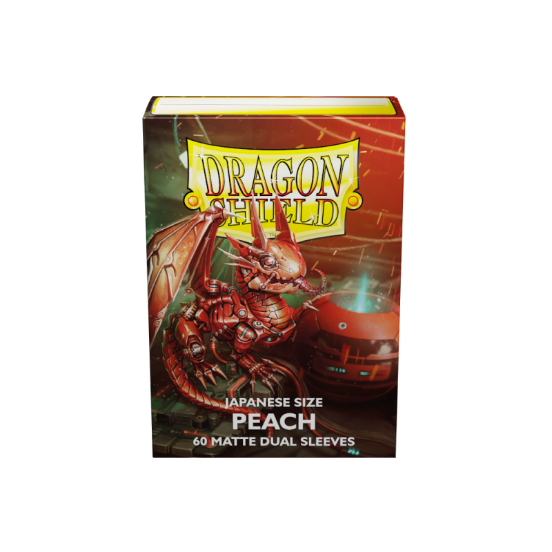Dragon Shield - Japanese Matte Dual - Peach Piip (60 Sleeves)