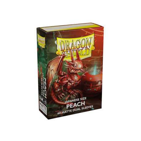 Dragon Shield - Japanese Matte Dual - Peach Piip (60 Sleeves)