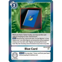 Blue Card (EX2-072) [NM/F]