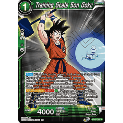 Training Goals Son Goku...