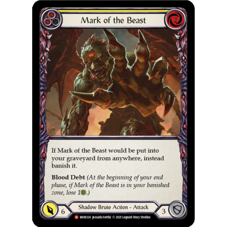 Mark of the Beast extended (MON124/1st)[NM/RF]