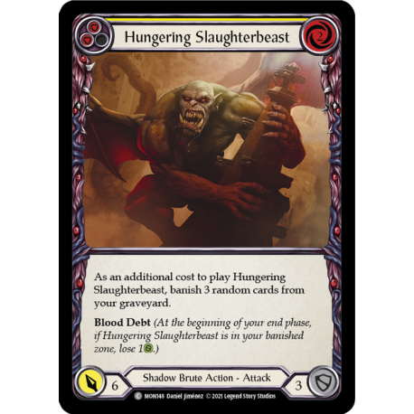 Hungering Slaughterbeast (2) (MON148/1st)[NM/RF]