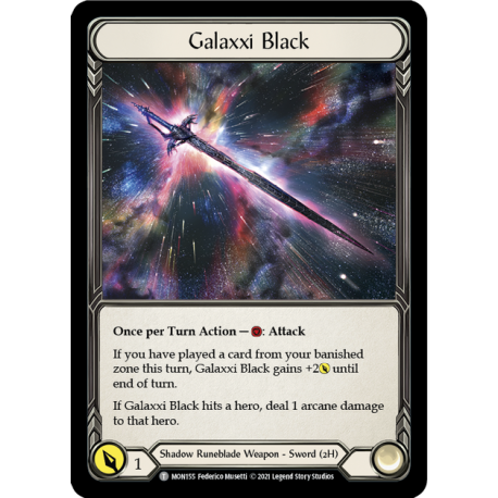 Galaxxi Black (Alternate Art) (MON155/1st)[NM/CF]