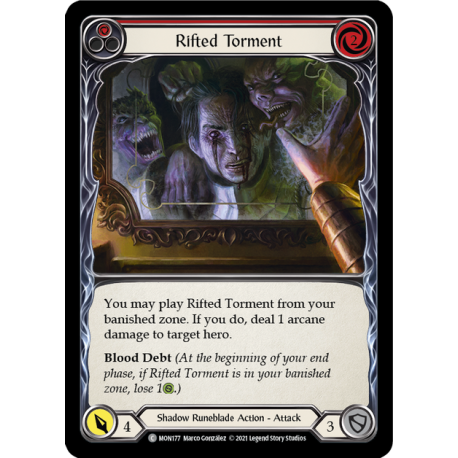 Rifted Torment (1) (MON177/1st)[NM/RF]