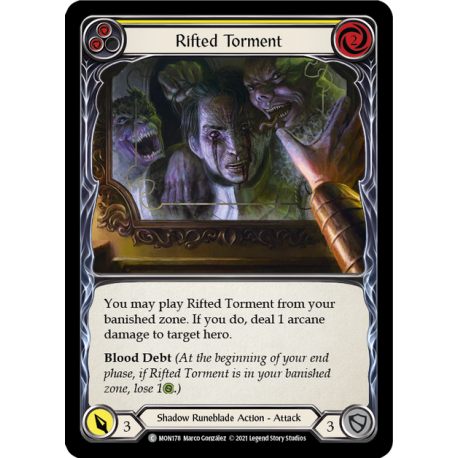 Rifted Torment (2) (MON178/1st)[NM/RF]